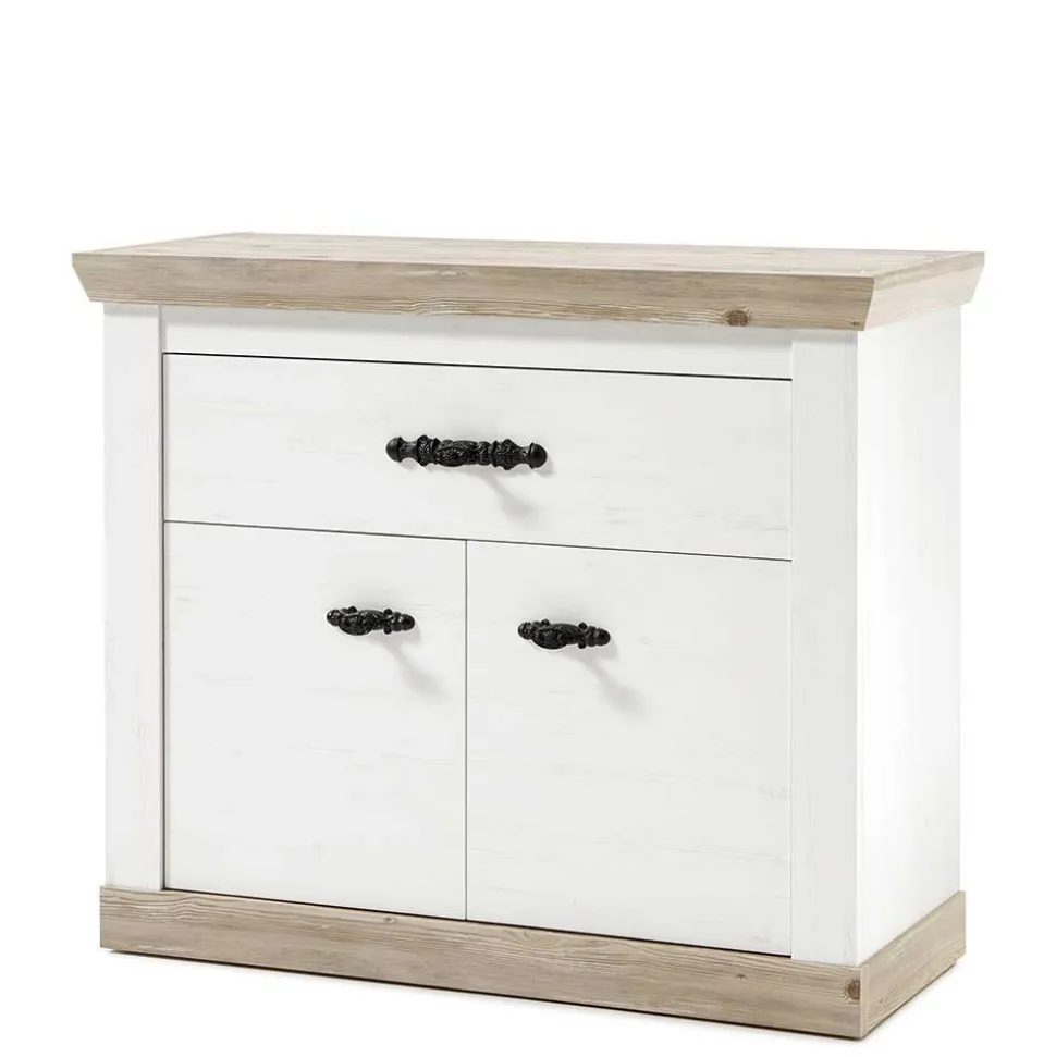 Country Flur Garderobe & Möbel Set - Nedita (fünfteilig)