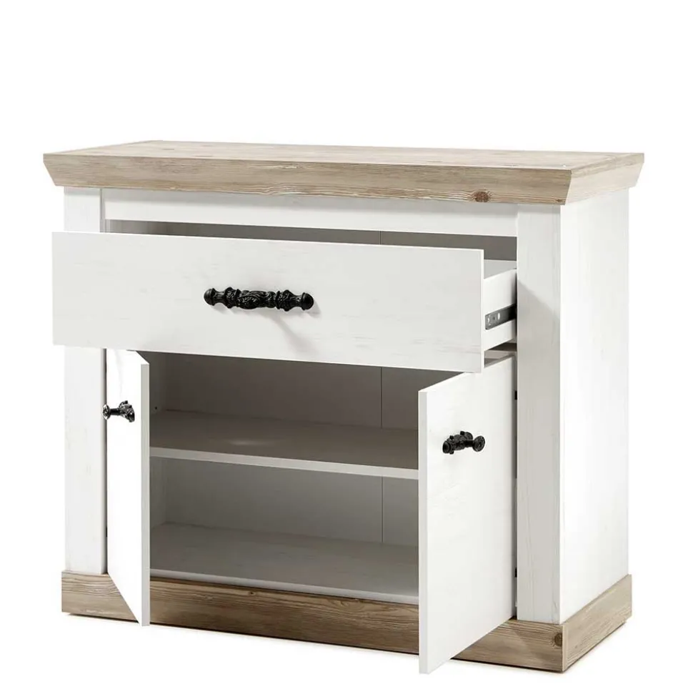 Country Flur Garderobe & Möbel Set - Nedita (fünfteilig)