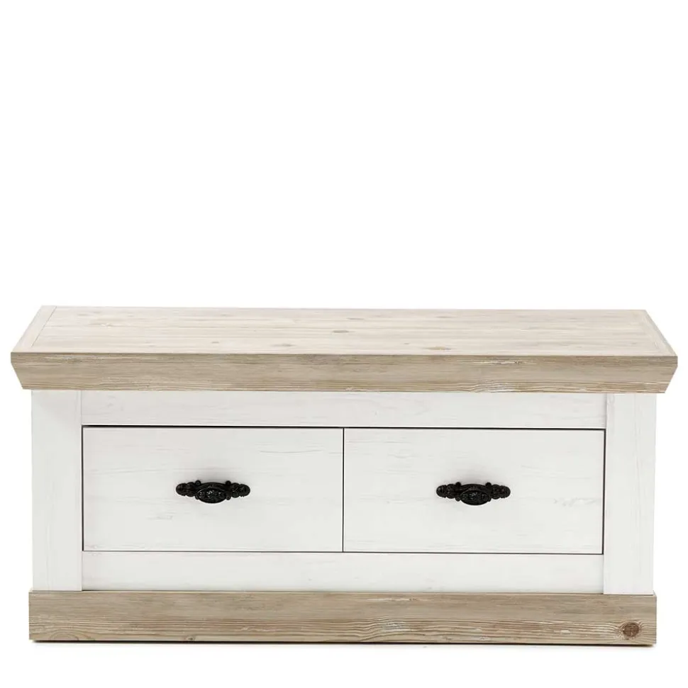 Country Flurbank mit 2 Schubladen - Nedita