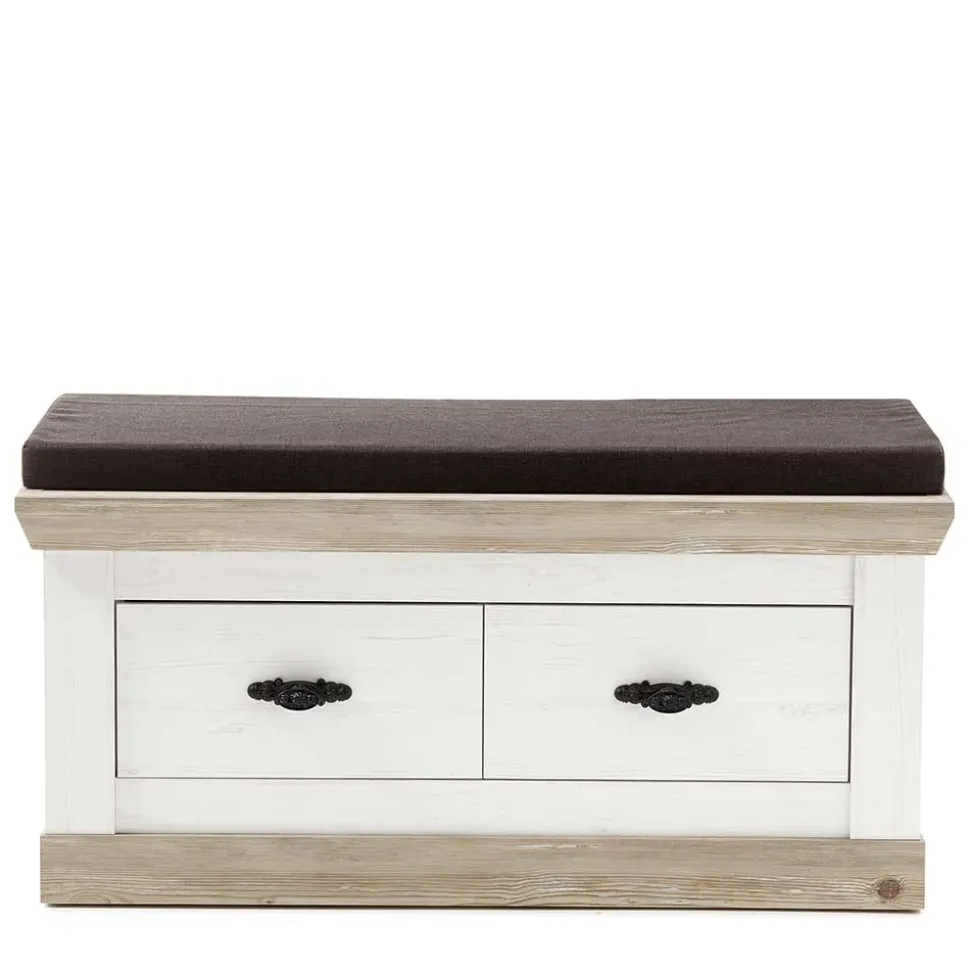 Country Flurbank mit 2 Schubladen - Nedita
