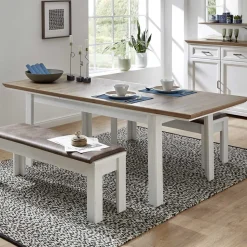 Country Style Ausziehtisch zweifarbig - Sinolita