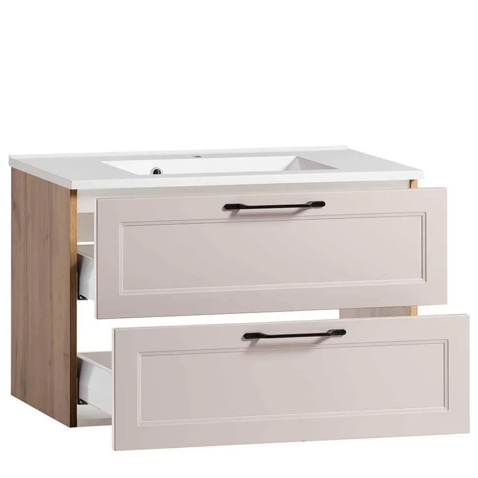 Country Style Badezimmermöbel Set - Trioto (vierteilig)