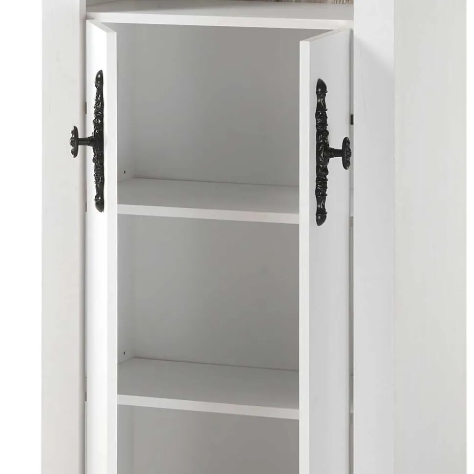 Country Style Badschrank 200 cm hoch - Doules