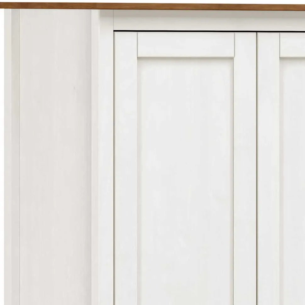 Country Style Kleiderschrank mit 2 Schubladen - Abelkav