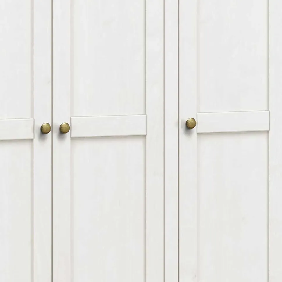 Country Style Kleiderschrank mit 2 Schubladen - Abelkav