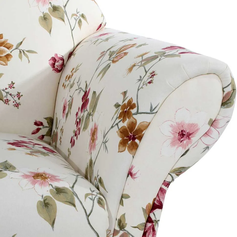 Country Style Sessel mit Blumen Muster - Cosima