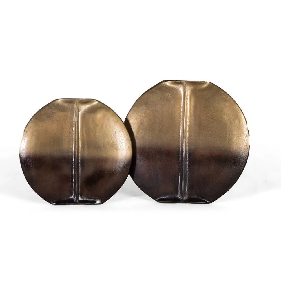 Deko Vasen Duo in Bronze - Ihra (zweiteilig)