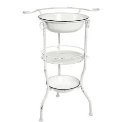 Deko Waschplatz Montes in Weiß antik