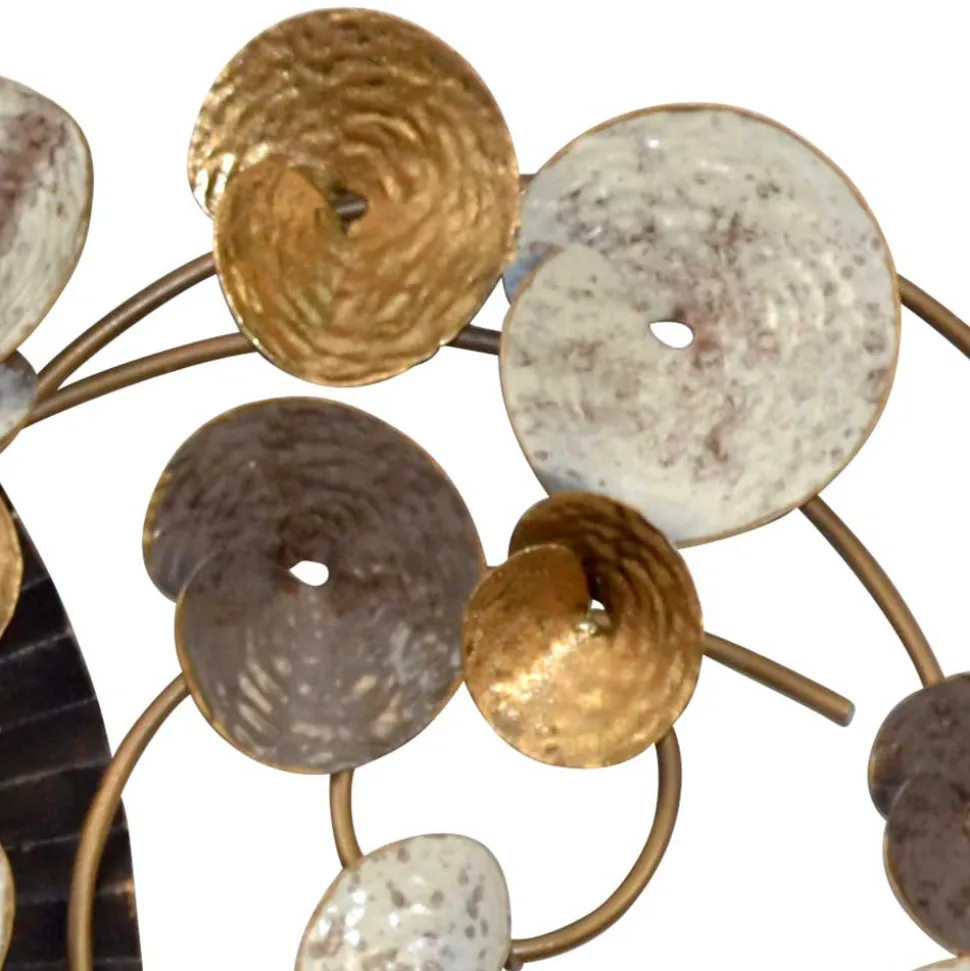 Dekoration für die Wand aus Metall mehrfarbig - Pluno