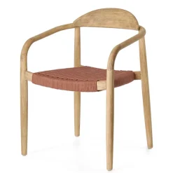 Design Armlehnenstühle mit Geflechtsitz - Renero (4er Set)