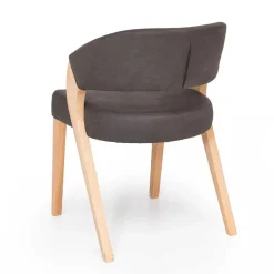 Design Armlehnenstuhl in Dunkelbraun - Croatia