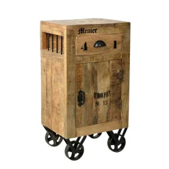 Design Badmöbel aus Massivholz - Indri (vierteilig)