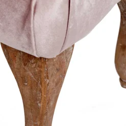 Design Bank in Pink Samt - Saluds