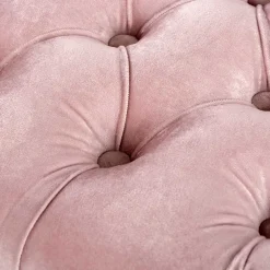 Design Bank in Pink Samt - Saluds