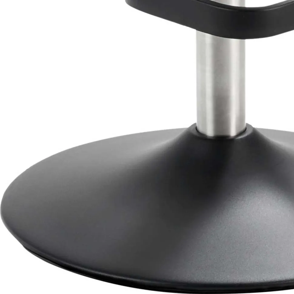 Design Barhocker in Taupe & Schwarz - Greogia