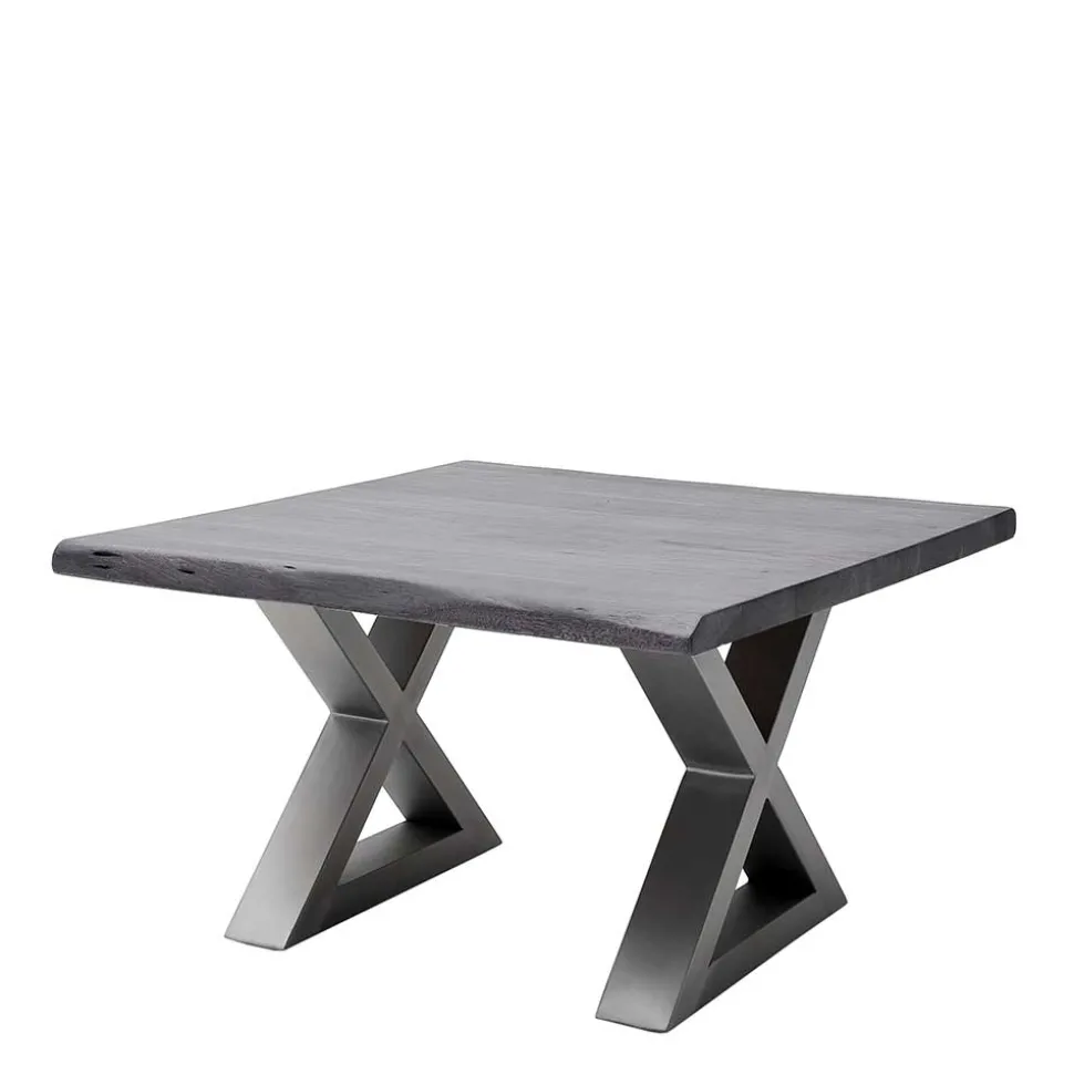 Design Baumkanten-Couchtisch in Grau - Siestago