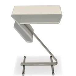 Design Beistelltisch aus Acryl in Weiß - Johnny