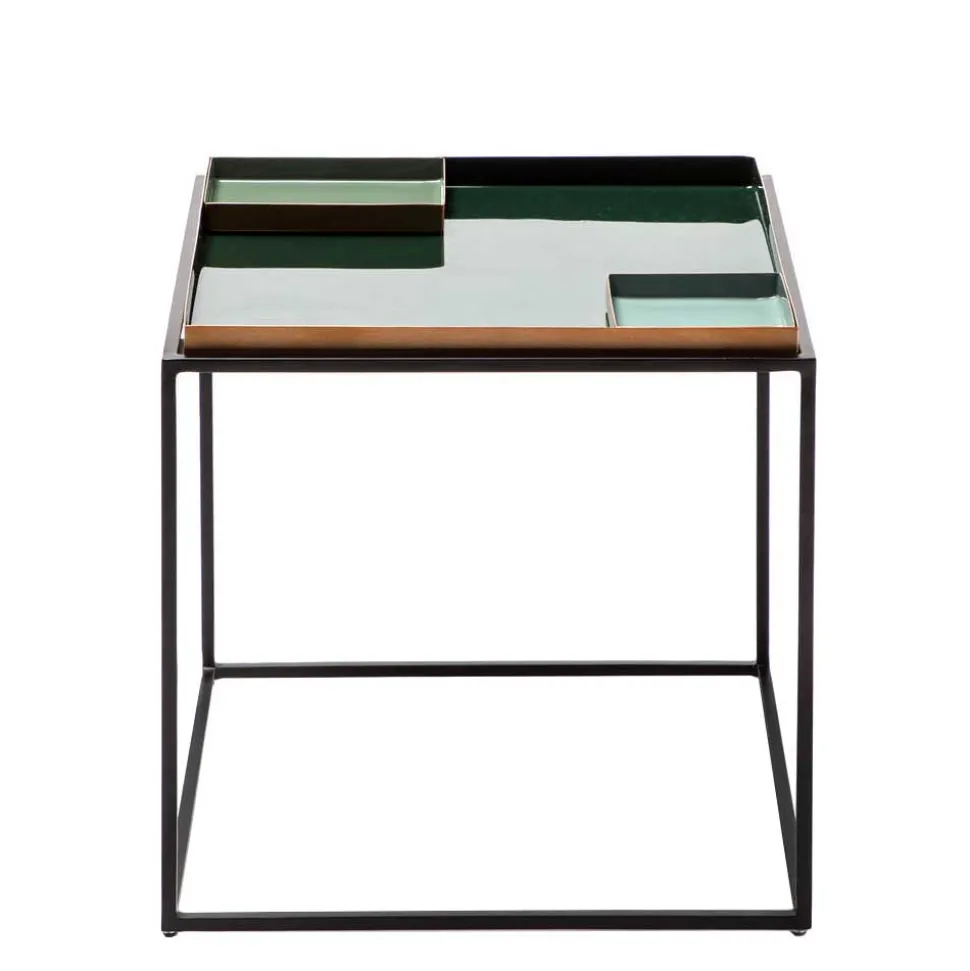 Design Beistelltisch mit 2 Einsätzen - Zalio