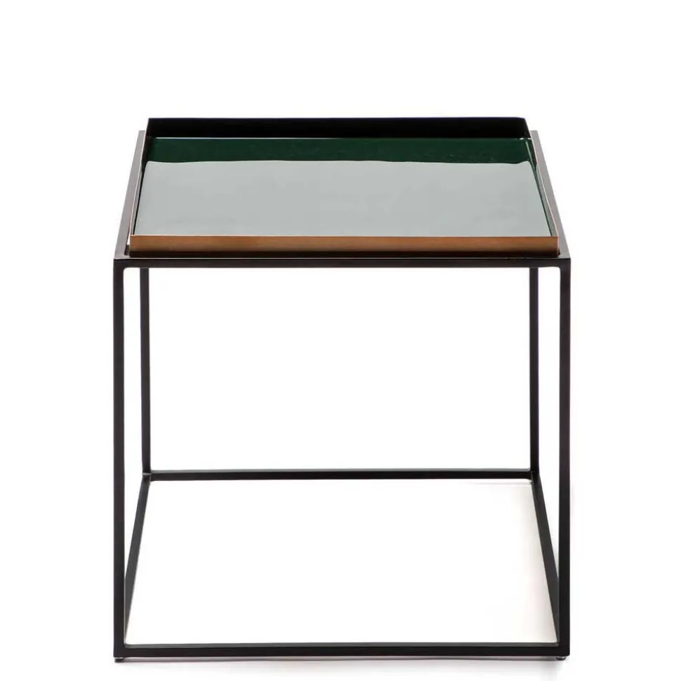 Design Beistelltisch mit 2 Einsätzen - Zalio