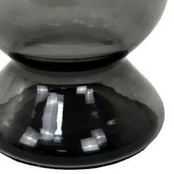 Design Beistelltisch mit Rauchglas Fuß - Fernandez