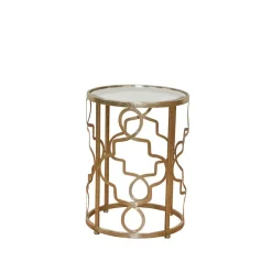 Design Beistelltisch Seaflair in Goldfarben