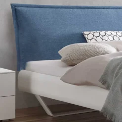 Design Bettanlage in Weiß & Blau - Thony (dreiteilig)