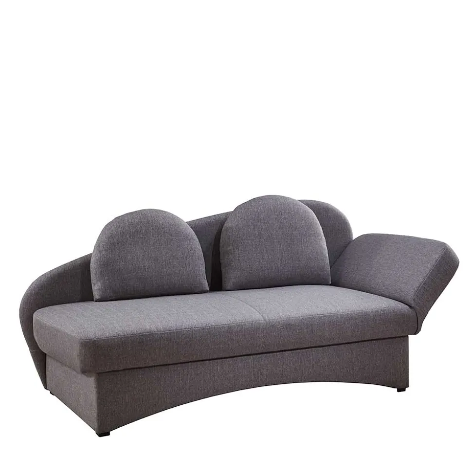 Design Bettcouch in Grau - Maelas
