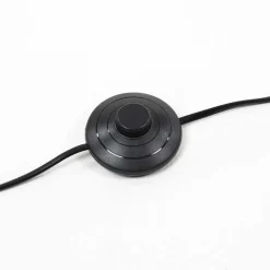 Design Bogenleuchte in Schwarz - Lurena