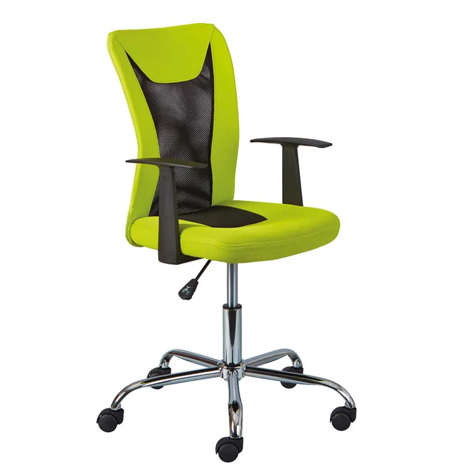 Design Bürostuhl in Hellgrün & Schwarz - Next