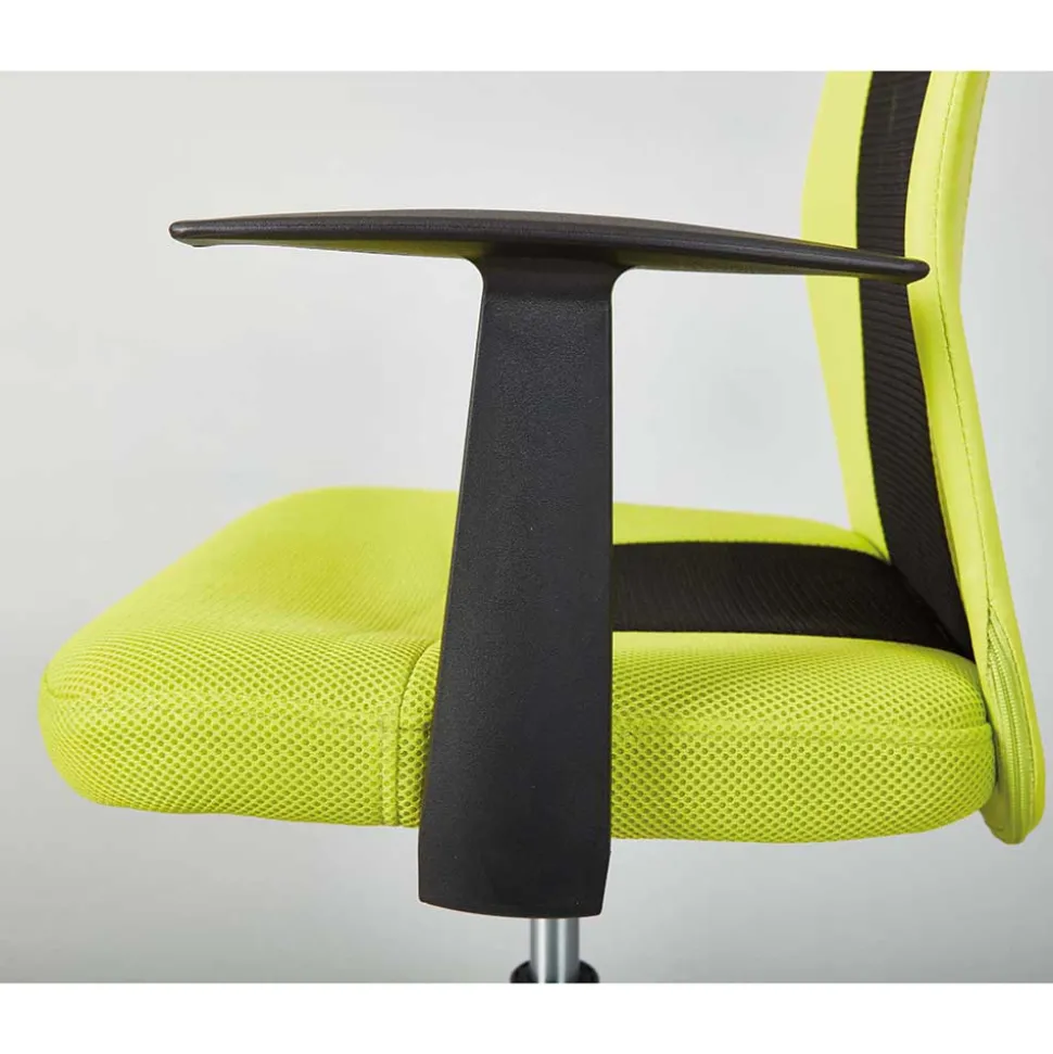 Design Bürostuhl in Hellgrün & Schwarz - Next