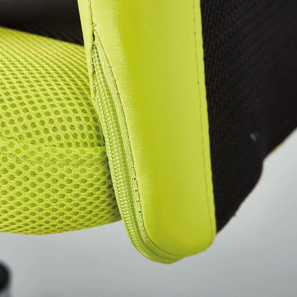 Design Bürostuhl in Hellgrün & Schwarz - Next