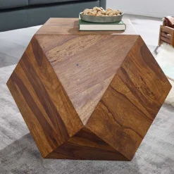Design Couchtisch aus Sheesham massiv lackiert - Zanadra
