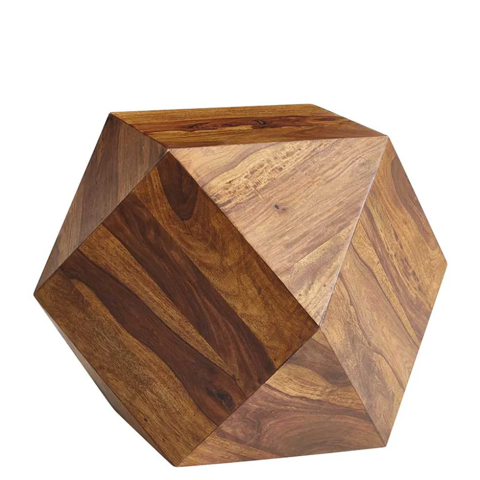 Design Couchtisch aus Sheesham massiv lackiert - Zanadra