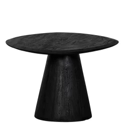 Design Couchtisch in Schwarz Massivholz - Standing