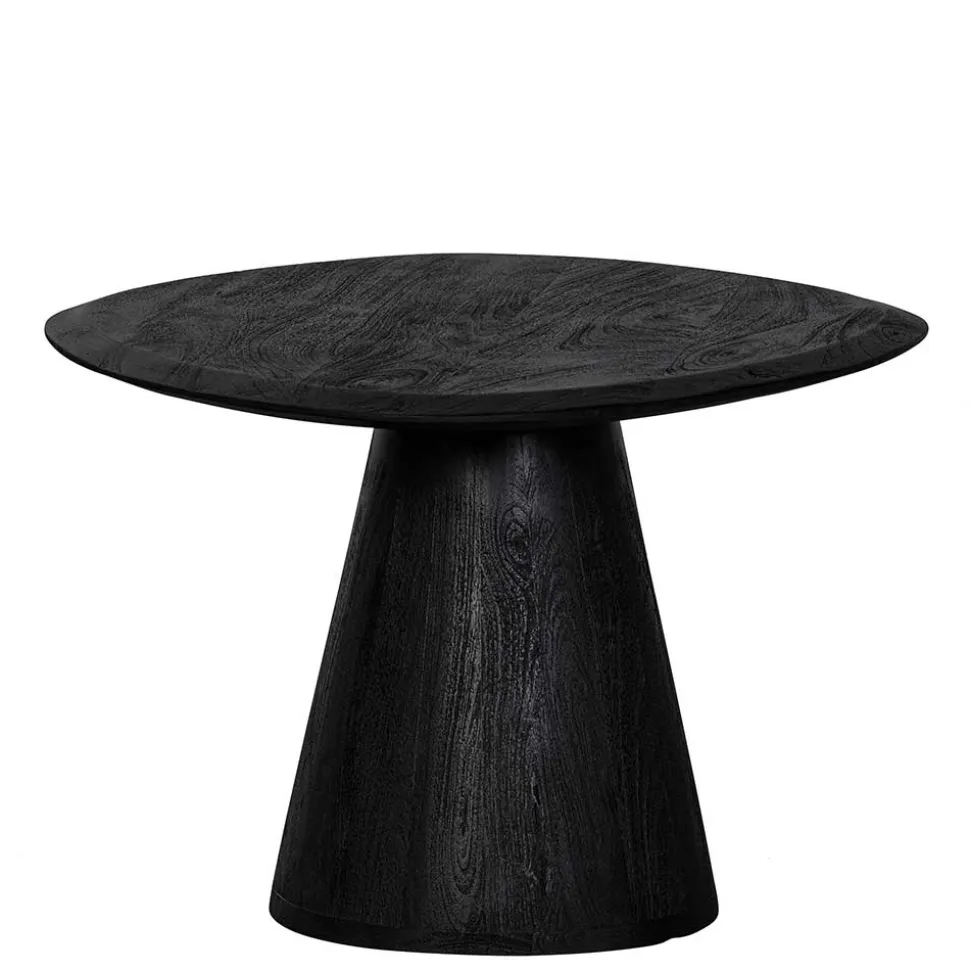 Design Couchtisch in Schwarz Massivholz - Standing