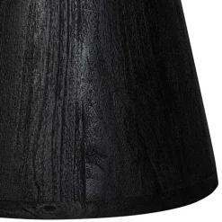 Design Couchtisch in Schwarz Massivholz - Standing