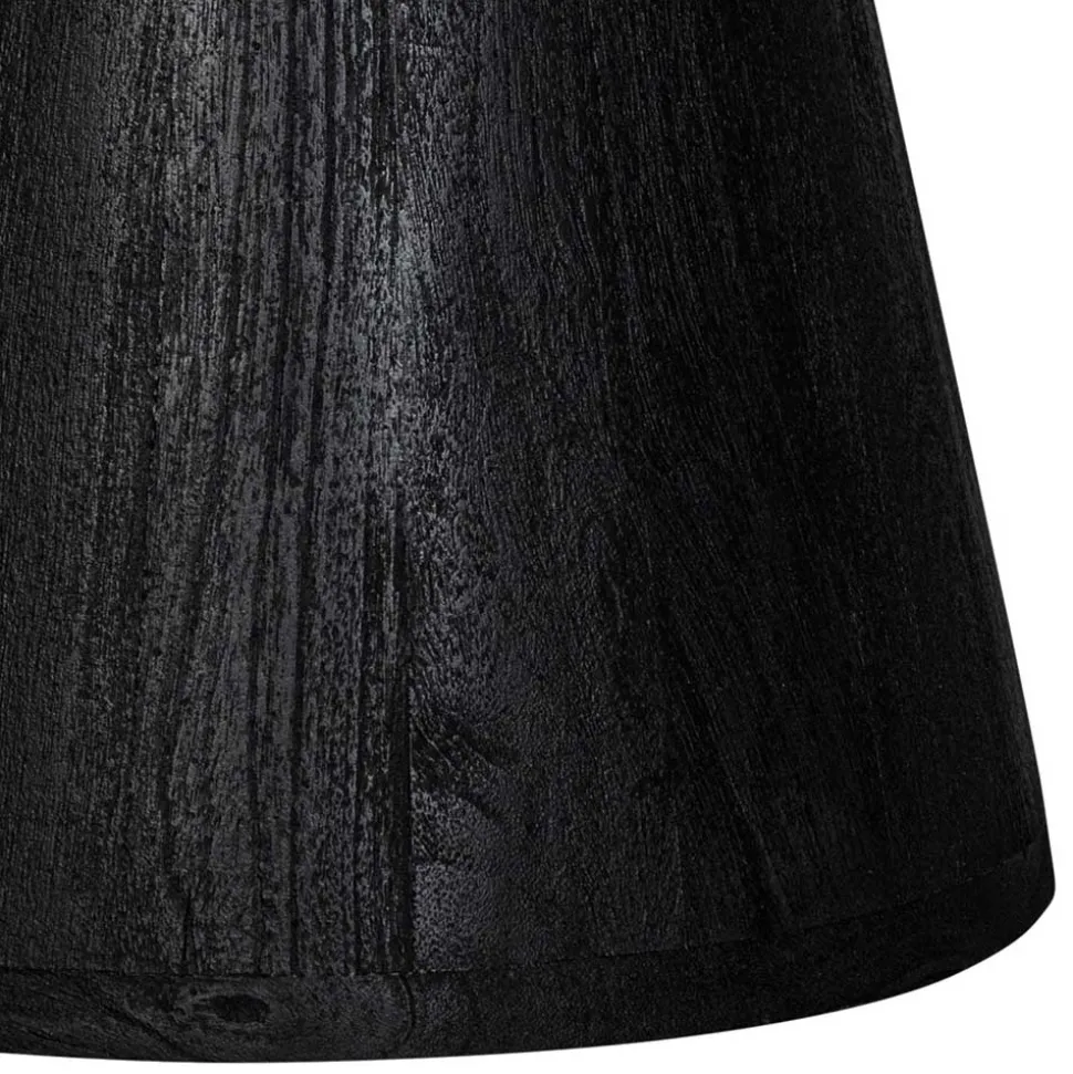 Design Couchtisch in Schwarz Massivholz - Standing