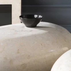 Design Couchtisch Ionella in Creme Weiß