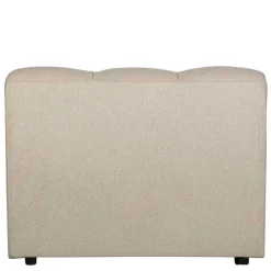 Design Ecksofa ohne Armlehnen in Beige - Madrilena