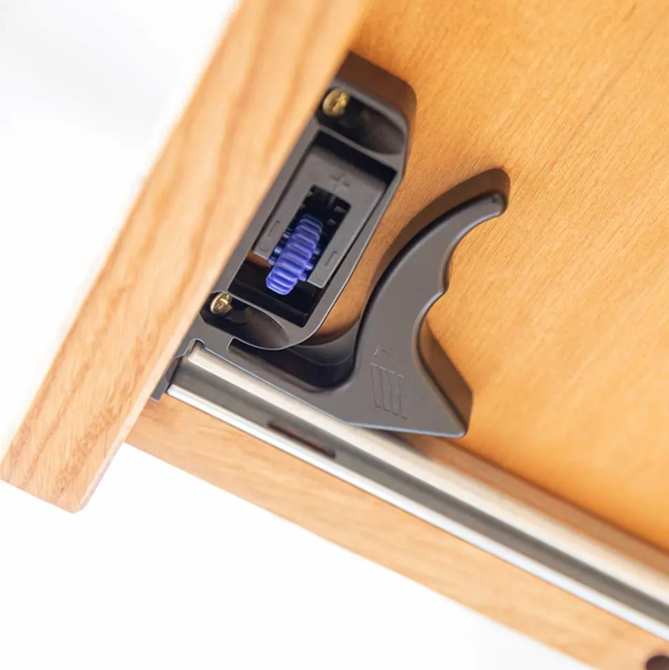 Design Eiche Schrank mit getönten Glastüren - Fabiella