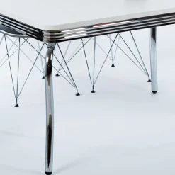 Design Essgruppe in Schwarz & Weiß - Candelcero (fünfteilig)