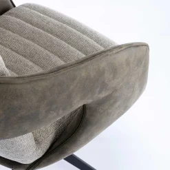 Design Esszimmer Drehstuhl mit Armlehnen - Bailon (2er Set)