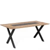 Design Esszimmer Esstisch mit X-Füßen - Vardriva