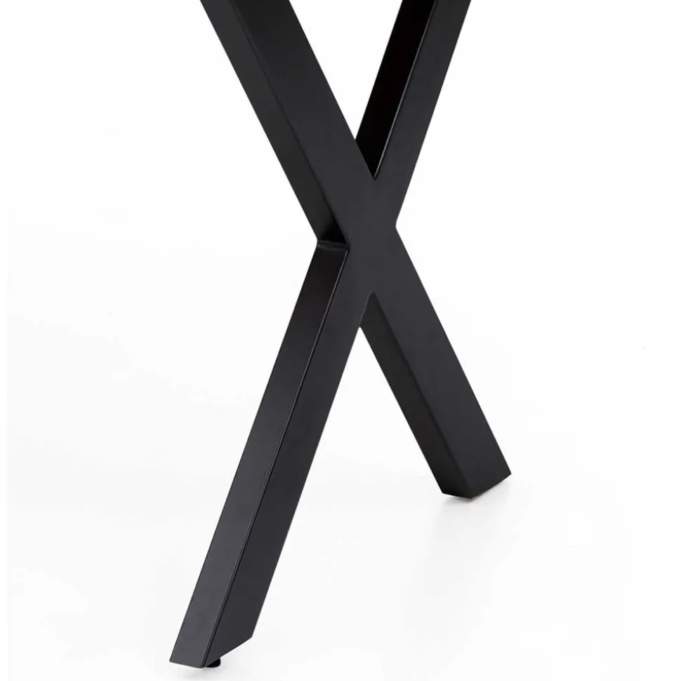 Design Esszimmer Esstisch mit X-Füßen - Vardriva