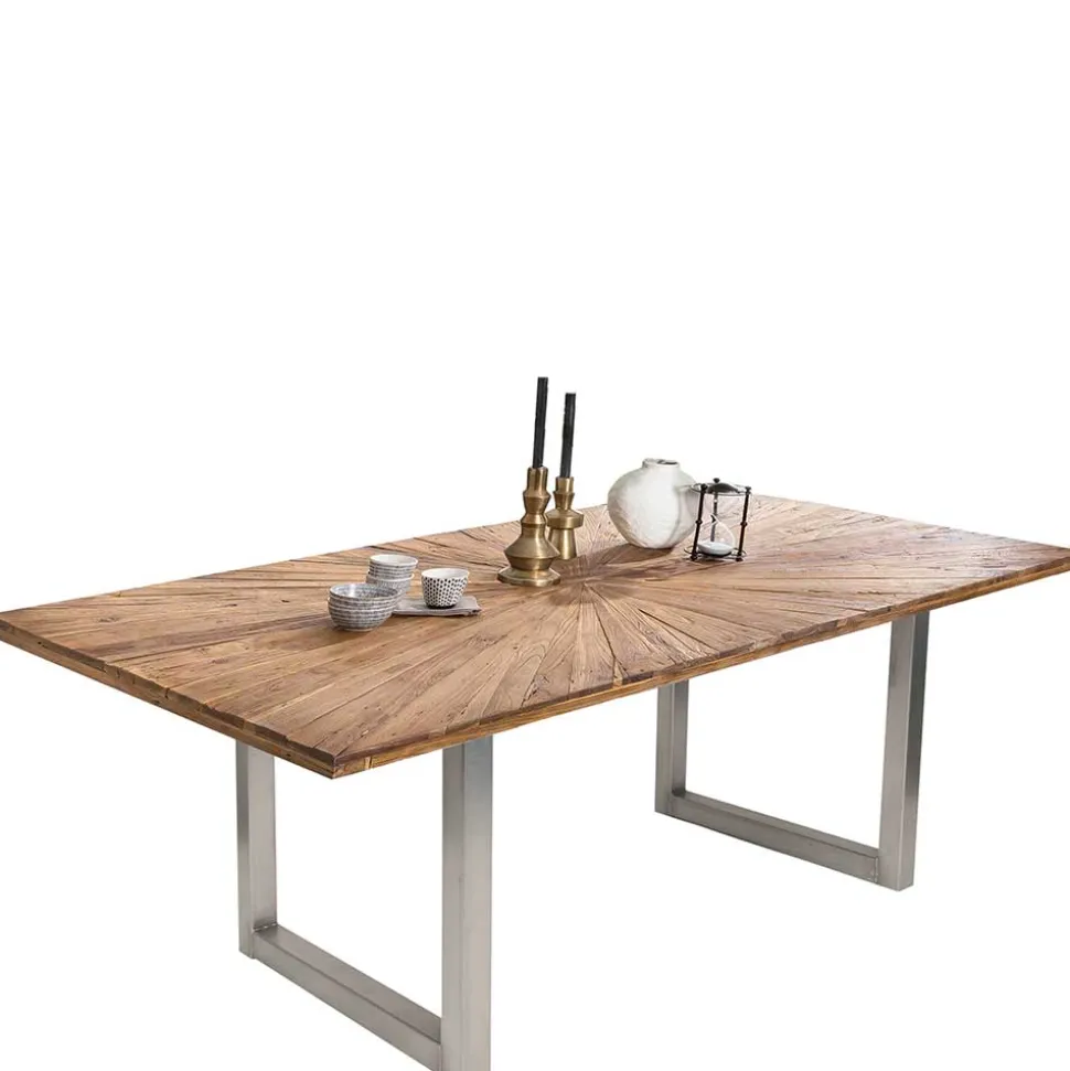 Design Esszimmertisch aus Altholz Teak - Liberty