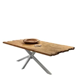 Design Esszimmertisch aus Recyclingholz Teak - Burgos