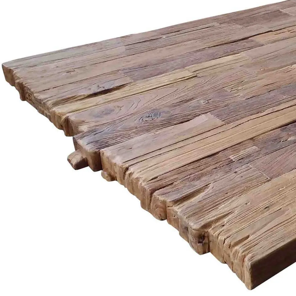 Design Esszimmertisch aus Recyclingholz Teak - Burgos