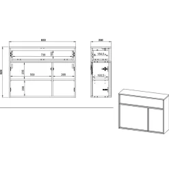 Design Flureinrichtung Set - Flemingo (dreiteilig)