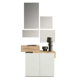 Design Flurkommode & Spiegel Set - Gangizo (fünfteilig)