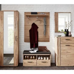 Design Flurmöbel mit Baumkante - Konvava (fünfteilig)